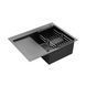 Комплект кухонної мийки KRP Schwarze - 6350RHM PVD ST41923 фото 5