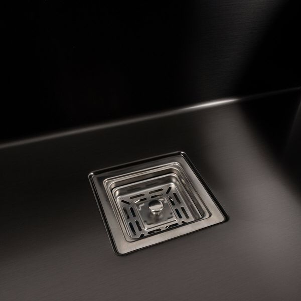 Кухонная мойка Platinum Handmade HSB PVD 70*50 черная 41549 фото