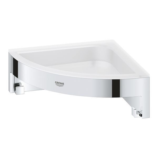 Полка для душа Grohe QuickFix Start Cube угловая с крючками 41106000 CV035416 фото