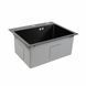Кухонная мойка 50*45 PVD черная Platinum Handmade (сифон круглый, 3,0/0,8) 42623 фото 2