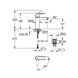 Смеситель для раковины Grohe QuickFix Start M-Size 23746002 с донным клапаном CV031983 фото 3