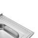 Кухонная мойка накладная Kroner KRP Dekor - 6060L (0.6 мм) CV022812 фото 5