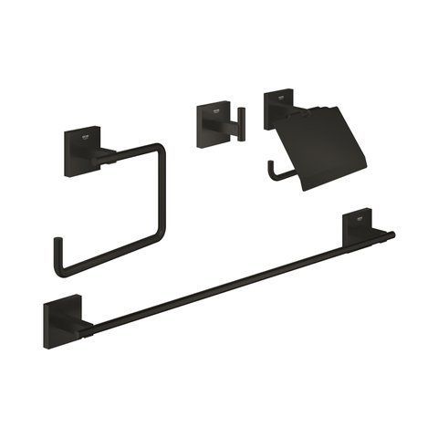Набір аксесуарів для ванної кімнати Grohe QuickFix Start Cube 4 в 1 411152430 CV034600 фото
