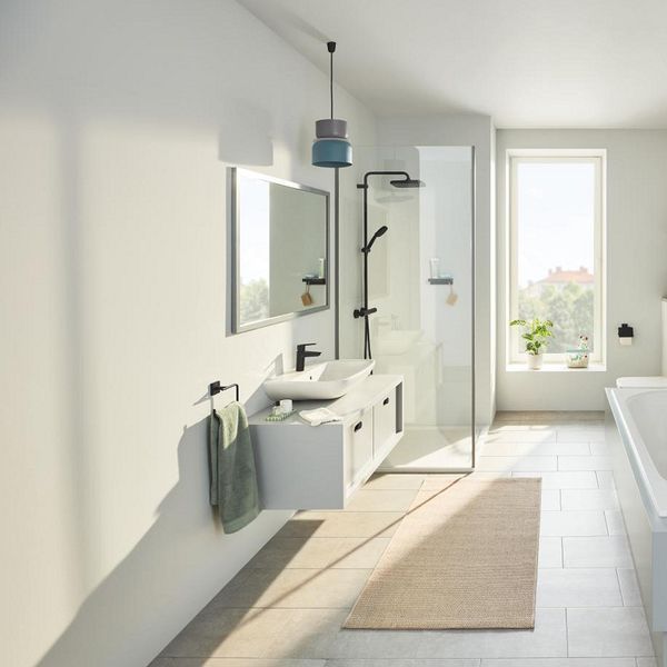 Набор аксессуаров для ванной комнаты Grohe QuickFix Start Cube 4 в 1 411152430 CV034600 фото