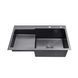 Комплект кухонной мойки Kroner Schwarze PVD - 7848RHM ST4306 ST51791 фото 4