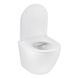 Комплект 4 в 1: Инсталляция Grohe Solido 2 в 1 38971000 + Панель смыва для унитаза Grohe Even Black 38966KV0 + Унитаз безобедочный Kroner Harz WHI483632 TORNADO с сиденьем Slim Duroplast / Soft-close2 (38971966KV0KH48T) CV036754 фото 16
