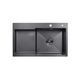 Комплект кухонной мойки Kroner Schwarze PVD - 7848RHM ST4306 ST51791 фото 2