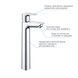 Змішувач для раковини Grohe QuickFix StartEdge XL-Size 23777001 з донним клапаном CV030592 фото 6