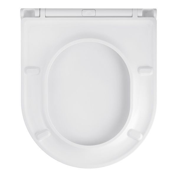 Комплект 4 в 1: Инсталляция Grohe Solido 2 в 1 38971000 + Панель смыва для унитаза Grohe Even Black 38966KV0 + Унитаз безободочный Kroner Harz WHI493736 RIMLESS с сиденьем Slim Duroplast / Soft-close (38971966KV0KH49R) CV036755 фото