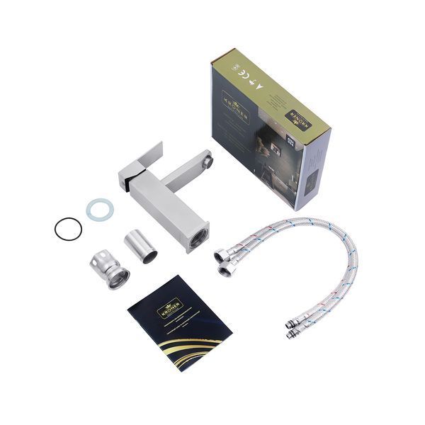 Смеситель для раковины Kroner KRP Edelstahl Kubus - ESG010 CV023009 фото
