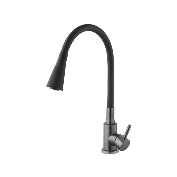 Смеситель для кухни Kroner KRP Edelstahl Klassisch - PVD031BLK CV035373 фото