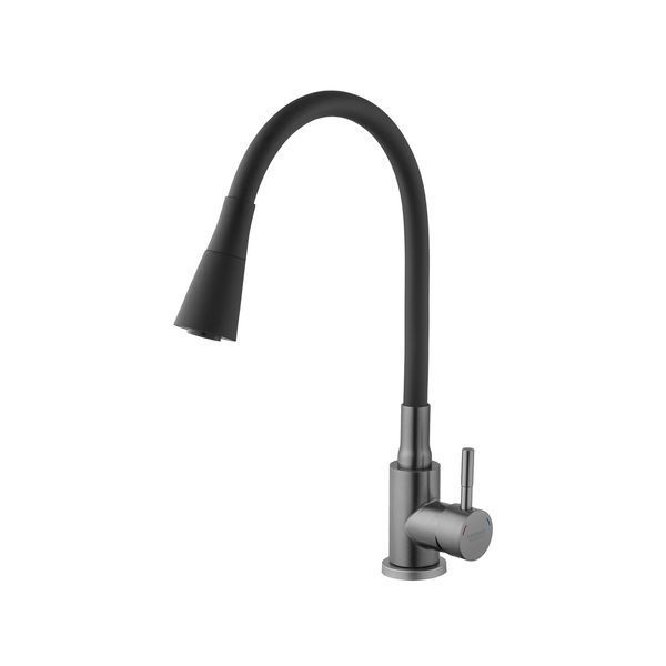 Смеситель для кухни Kroner KRP Edelstahl Klassisch - PVD031BLK CV035373 фото