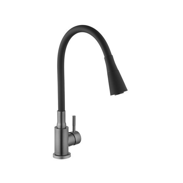 Смеситель для кухни Kroner KRP Edelstahl Klassisch - PVD031BLK CV035373 фото