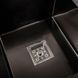 Кухонная мойка Platinum Handmade PVD HDB черная 780х480х230 на две чаши (квадратный сифон, 3.0/1.0) 36734 фото 5