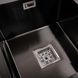 Кухонная мойка Platinum Handmade PVD HDB черная 780х480х230 на две чаши (квадратный сифон, 3.0/1.0) 36734 фото 6