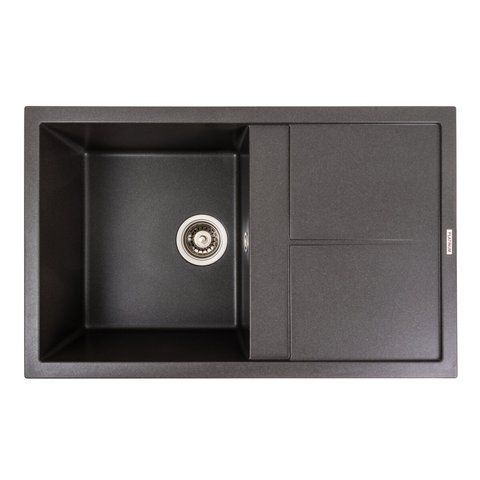 Гранитная мойка для кухни Platinum 7950 Selena матовый Морион 41042 фото