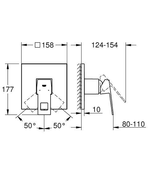 Eurocube Одноважільний змішувач на 1 вихід (24061000) 24061000 фото