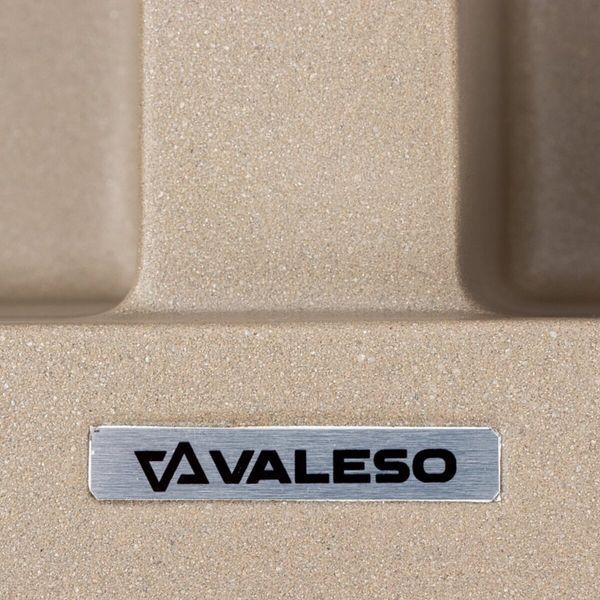 Мийка гранітна титан VALESO7950 VIATRIX (дві чаші, матова) 51242 фото