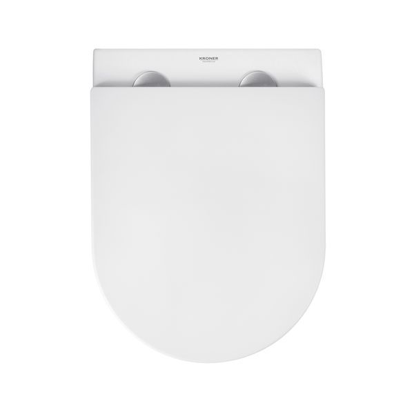 Комплект 4 в 1: Інсталяція Grohe Rapid SL 3 в 1 38772001 + Унітаз безободковий Kroner Harz WHI493736 RIMLESS з сидінням Slim Duroplast / Soft-close / Quick relase KH493736WHIR (38772001KH493736) CV033817 фото