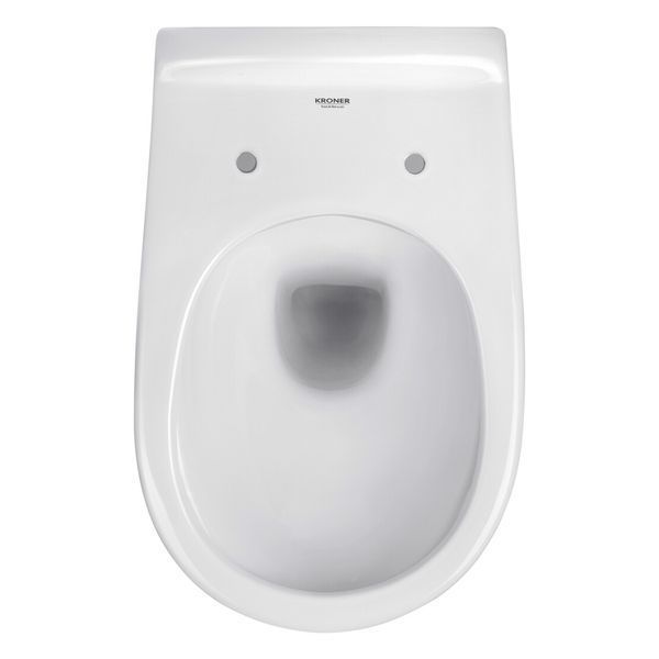 Комплект 4 в 1: Інсталяція Grohe Solido 2 в 1 38971000 + Панель змиву для унітаза Grohe Even Black 38966KV0 + Унітаз безободковий Kroner Oker WHI533536 RIMLESS з сидінням Slim Duroplast / Soft-close / Quick relase KO533536WHIR (38971966KV0KO53R) CV036756 фото