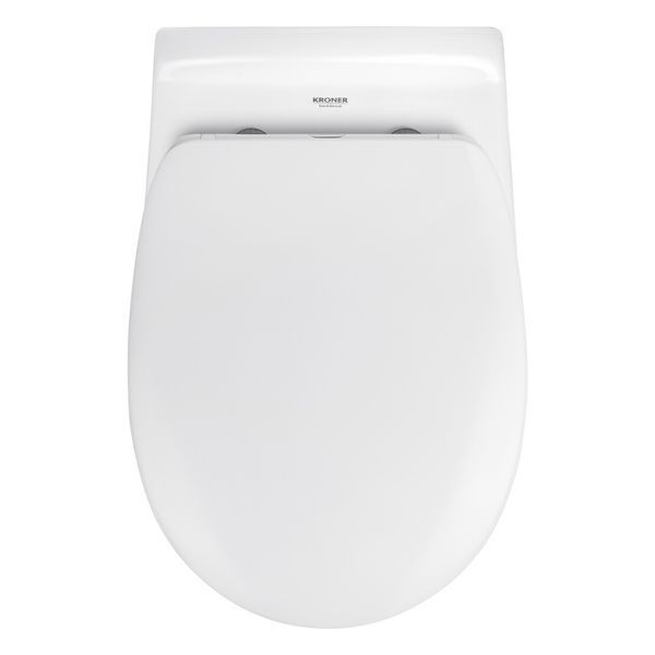 Комплект 4 в 1: Інсталяція Grohe Solido 2 в 1 38971000 + Панель змиву для унітаза Grohe Even Black 38966KV0 + Унітаз безободковий Kroner Oker WHI533536 RIMLESS з сидінням Slim Duroplast / Soft-close / Quick relase KO533536WHIR (38971966KV0KO53R) CV036756 фото