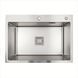 Кухонна мийка нержавійка Platinum Handmade 70*50 HSB (квадратний сифон 3,0/1,0) 37673 фото 1