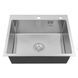Комплект кухонної мийки Kroner KRP Geb&uuml;rstet 60х50HM BLK04 nichel SL94711 фото 4