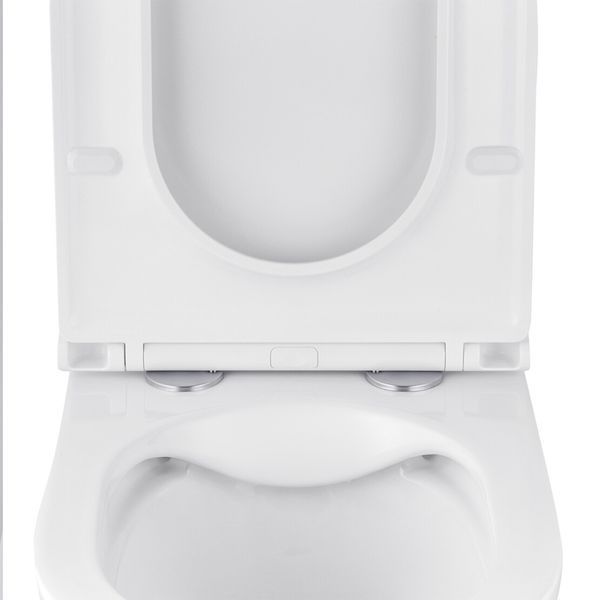 Комплект 4 в 1: Інсталяція Grohe Solido 2 в 1 38971000 + Панель змиву для унітаза Grohe Even 389662430 + Унітаз підвісний безобідковий Kroner Armada WHI513636 RIMLESS з сидінням Slim Duroplast / Soft-close / Quick relase KA513636WHIR (38971966243KA51R) CV036758 фото