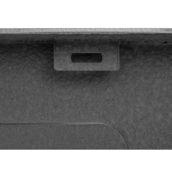 Комплект кухонної мийки Kroner KRP Schwarze 60х50HM PVD ST07 Grafite SL43877 фото