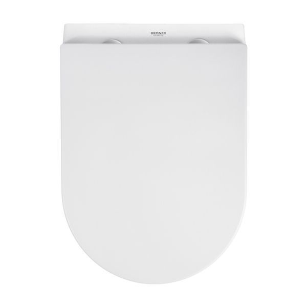 Комплект 4 в 1: Інсталяція Grohe Solido 2 в 1 38971000 + Панель змиву для унітаза Grohe Even 389662430 + Унітаз підвісний безобідковий Kroner Armada WHI513636 RIMLESS з сидінням Slim Duroplast / Soft-close / Quick relase KA513636WHIR (38971966243KA51R) CV036758 фото