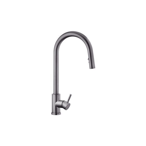 Смеситель для кухни с выдвижным изливом Kroner KRP Edelstahl Klassisch - PVD03915 CV032283 фото
