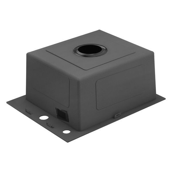Комплект кухонной мойки Kroner KRP Schwarze 40х50HM PVD ST19 nero SL43721 фото