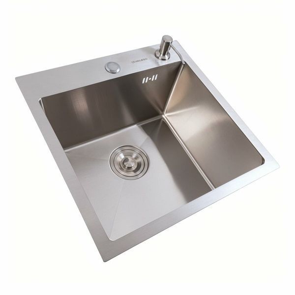 Комплект кухонной мойки Platinum Handmade HSBB 500x500x230 pl23859 фото