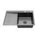 Кухонна мийка Kroner KRP Schwarze - 7849RHM PVD (3.0/1.0 мм) CV025279 фото 3