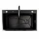 Кухонна мийка PVD чорна CM 75*46B Platinum Handmade 44546 фото 7