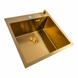 Комплект кухонной мойки Platinum Handmade 50*50 PVD Gold pl23555 фото 2