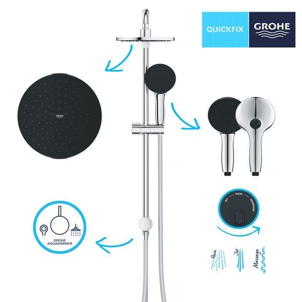 Смеситель термостатический для душа Grohe QuickFix Precision Flow UA202908TR CV034819 фото