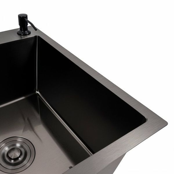 Комплект кухонной мойки Platinum Handmade CM 78*50 R PVD pl23768 фото