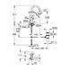 Смеситель для раковины Grohe QuickFix Start L-Size 242032432 с донным клапаном CV036261 фото 2