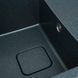 Гранітна мийка для кухні Platinum 7850 CUBE матова Антрацит 3887 фото 3