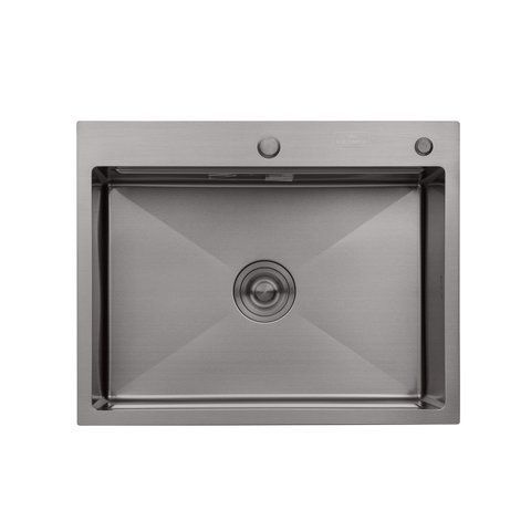 Кухонная мойка Kroner KRP Schwarze - 6350HM PVD (3.0/1.0 мм) CV031453 фото