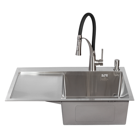 Комплект кухонной мойки KRP Geb&uuml;rstet - 7849RHM ST4302 ST825853 фото