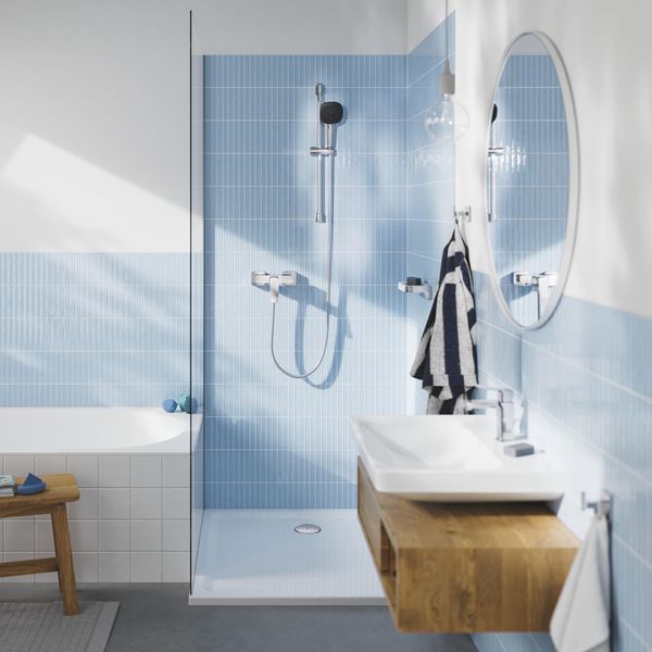 Змішувач для раковини Grohe QuickFix Dice S-Size 1018560000 з донним клапаном CV036195 фото