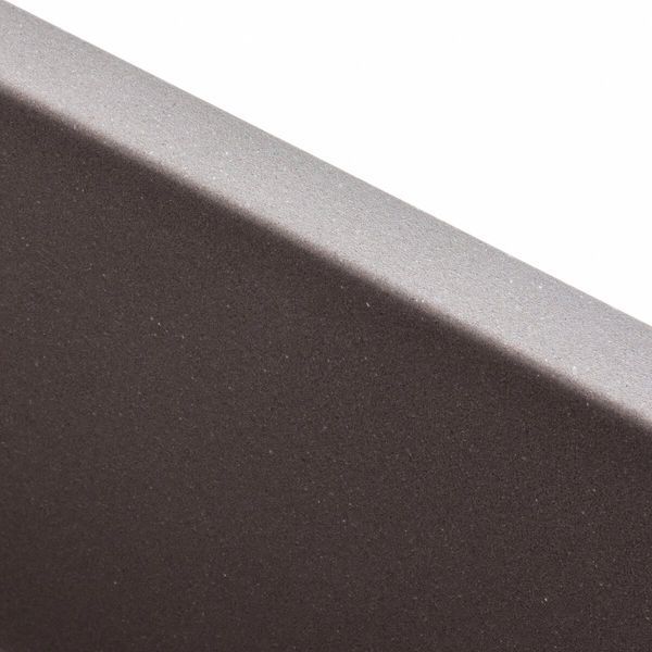 Гранітна мийка для кухні Platinum 4040 RUBA матова Дюна 41640 фото