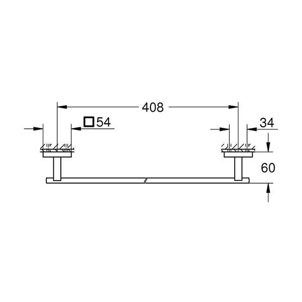 Полотенцедержатель Grohe QuickFix Start Cube 409872430 CV034610 фото