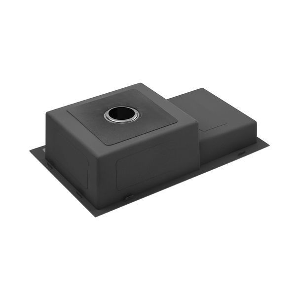 Кухонна мийка Kroner KRP Schwarze - 7848RHM PVD (3.0/1.0 мм) CV030024 фото