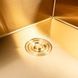 Мийка кухонна нержавіюча сталь PVD Gold для кухні VALESO 60*50 Handmade 3.0/0.8 54062 фото 5