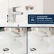 Змішувач для раковини Grohe QuickFix Dice S-Size 1018560000 з донним клапаном CV036195 фото 8