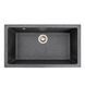 Гранітна мийка для кухні Platinum 7945 Paruana матова Графіт