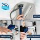 Змішувач для раковини Grohe QuickFix Dice S-Size 1018560000 з донним клапаном CV036195 фото 5